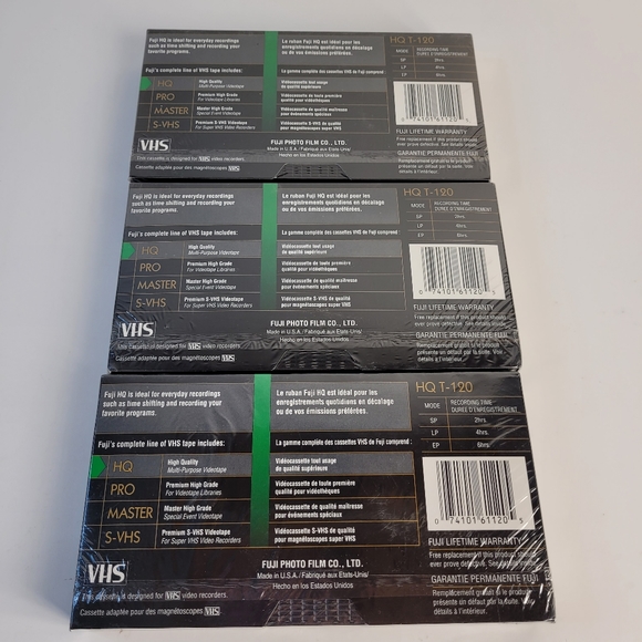 FUJI HQ120 blank videotapes - Picture 3 of 4